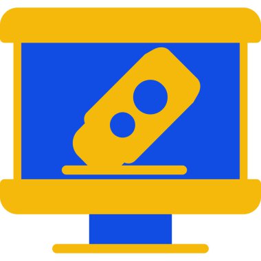 Banka kredi kartı simgesi - taslak biçimi