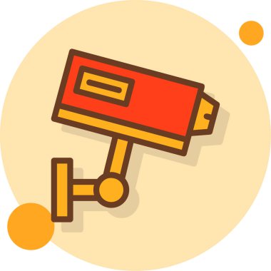 Kamera. Web simgesi basit illüstrasyon