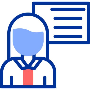 kimliği rozet simge vektör çizim