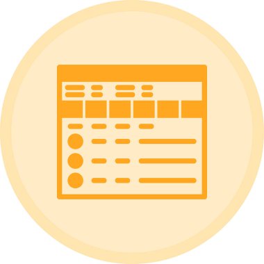 Web renk simgesi. Vektör çizim