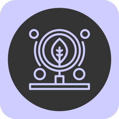 Benzersiz güneş enerjisi vektör simgesi