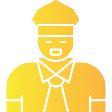 Adamım. Web simgesi basit illüstrasyon