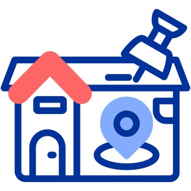 ev evi simgesinin ana hatları doludur