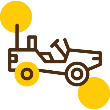 araba simgesi vektör illüstrasyonu