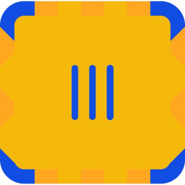 Çizgi film simgesinin vektör çizimi