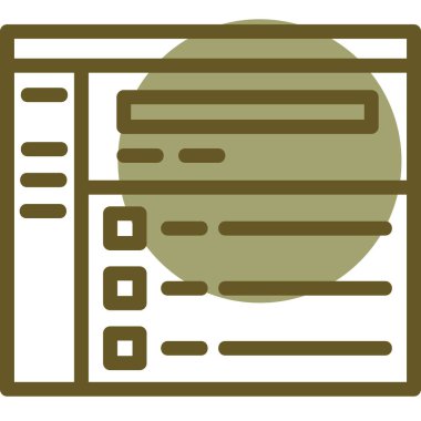 Belge simgesinin vektör illüstrasyonu