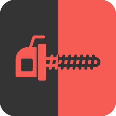 Gaz pompası kutsal kişilerin resmi, vektör çizim