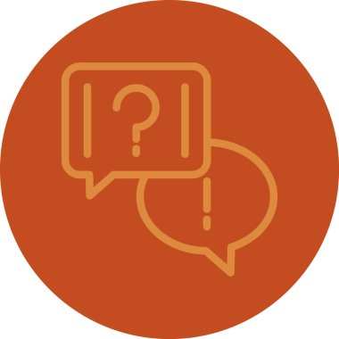 soru işareti simgesi, vektör illüstrasyonu