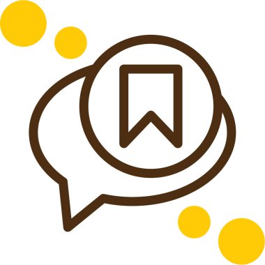 Konuş. Web simgesi basit tasarım