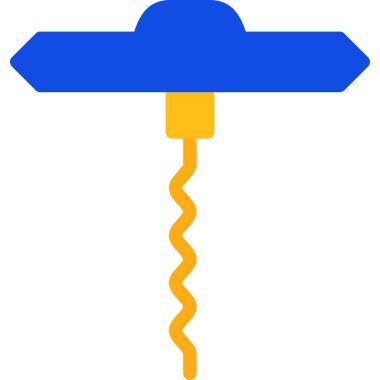 Süpürge. Web simgesi basit illüstrasyon