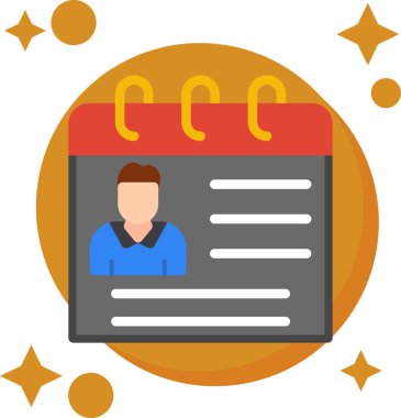 avatar erkek kimlik simgesi düz biçimli