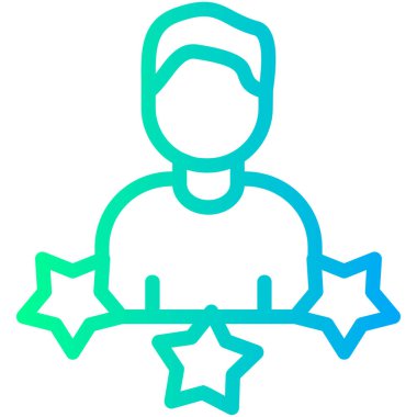 Yıldız. Web simgesi basit illüstrasyon