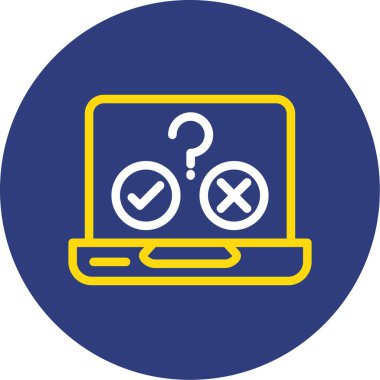 işaret simgesini işaretle, vektör illüstrasyonu