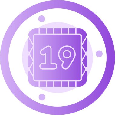 Takvim vektör simgesi modern basit illüstrasyon