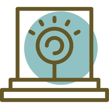 seo modern simgesinin vektör illüstrasyonu