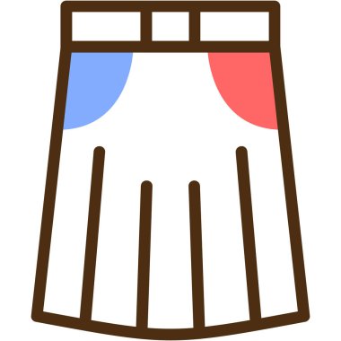 Bayrak simgesi. Basit resimleme