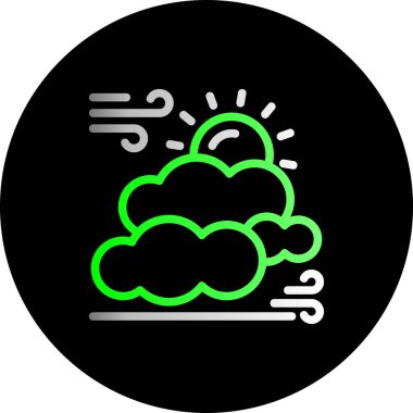 Kişisel ve ticari kullanım için vektör hava durumu simgesi