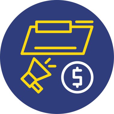 Dolar simgesi vektör illüstrasyonu