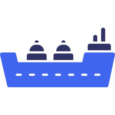 Gemi. Web simgesi basit illüstrasyon