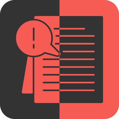 Belgenin vektör illüstrasyonu