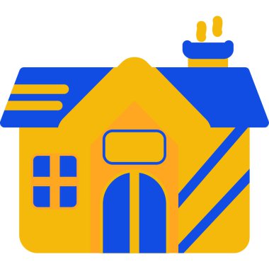 ev binası simgesi ana hatlarıyla doldurulmuş