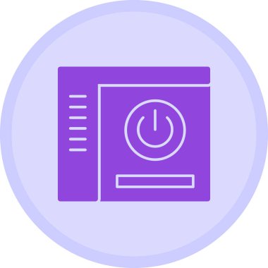 Pil. Web simgesi basit illüstrasyon