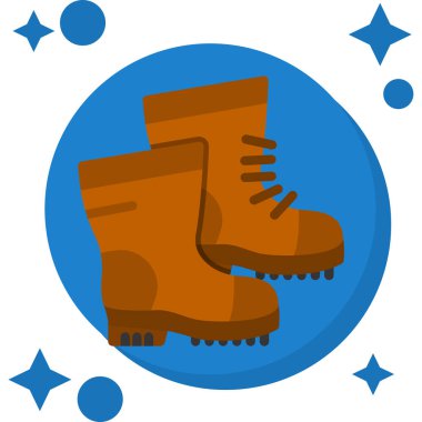 ayakkabı ikonu vektör illüstrasyonu