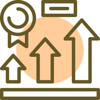 Ok. Web simgesi basit illüstrasyon