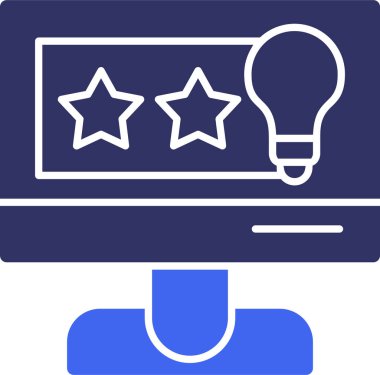 yıldız simgesi vektör illüstrasyonu