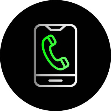 Çağrı. Web simgesi basit illüstrasyon