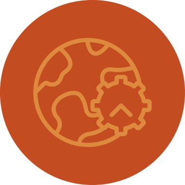 vektör Dünya simgesi illüstrasyonu