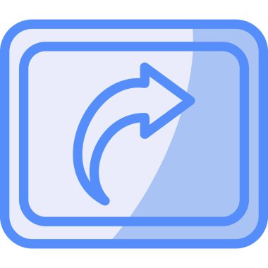 vektör simgesini kapat. resim biçimi yuvarlak kare düğme, kobalt ve mavi renkler içindeki düz simge simgesidir..