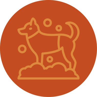 hayvan simgesi vektör illüstrasyonu