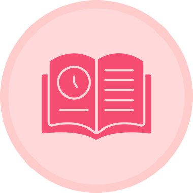 kitap web simgesi vektör illüstrasyonu