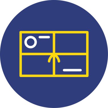 Kutu. Web simgesi basit tasarım