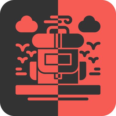 Tek izole çiftlik simge vektör çizim