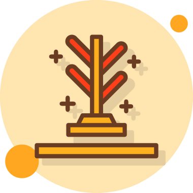 Yılbaşı ağacı. Basit tasarım