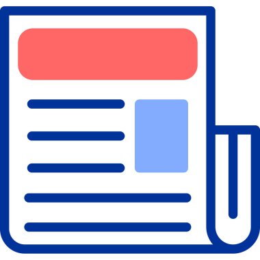 Kitap. Web simgesi basit illüstrasyon