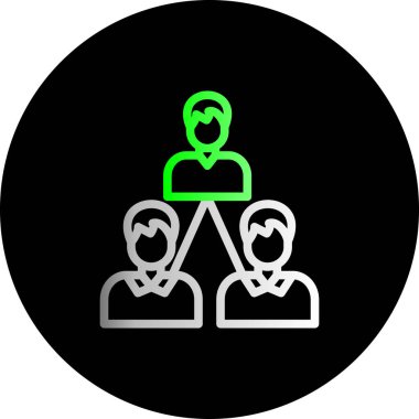 grup insanlarının simge çizimi tasarımı