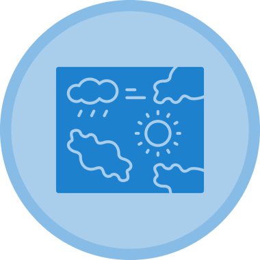 Bulut. Web simgesi basit illüstrasyon