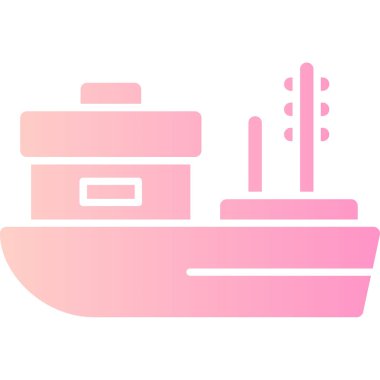 tekne ikonu vektör illüstrasyonu