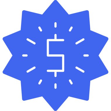 Kar tanesi. Web simgesi basit illüstrasyon