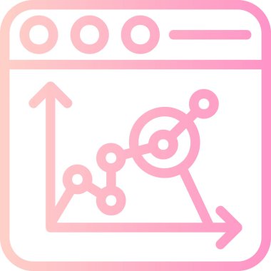 Grafik. Web simgesi basit illüstrasyon