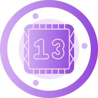 bir numaralı simge, vektör illüstrasyon tasarımı