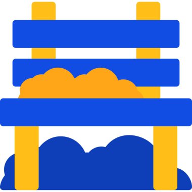 Bulut. Web simgesi basit illüstrasyon