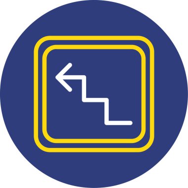 Yol işaretinin vektör illüstrasyonu