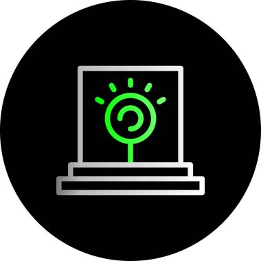 seo modern simgesinin vektör illüstrasyonu