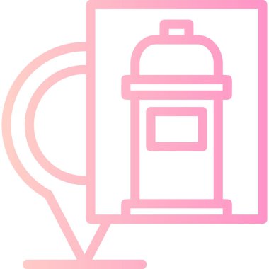 içki web simgesi, basit illüstrasyon