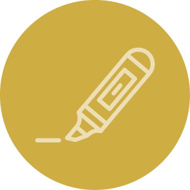 kalem simgesi vektör illüstrasyonu