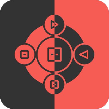 seo modern simgesinin vektör illüstrasyonu